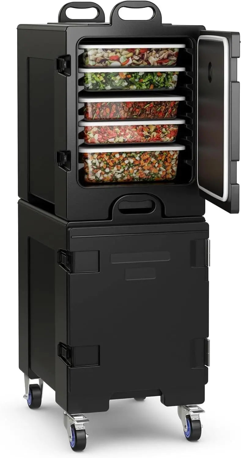 Insulated Food Pan Carrier – Holds Five Full-Size Gastronorm Pans for Catering Transport