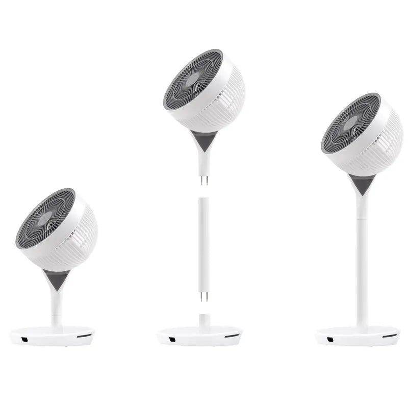 Woozoo 360° Oscillating Pedestal Fan – Adjustable Height & Tilt, Quiet Airflow