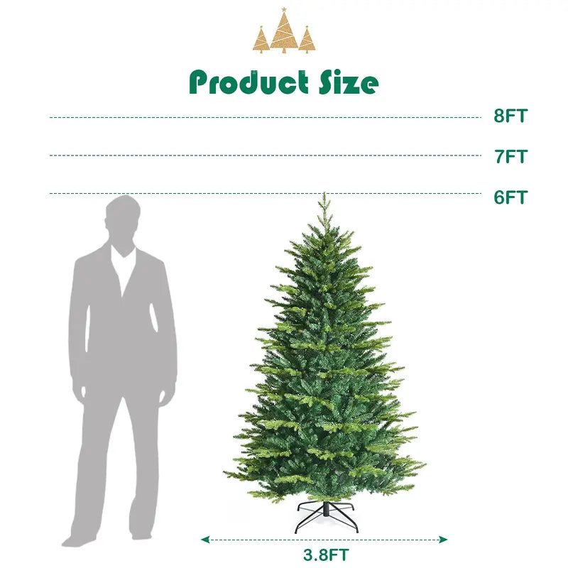 Smart 6-Foot Pre-Lit Christmas Tree with 420 App-Controlled LED Lights
