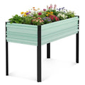 WORKPRO Galvanized Raised Garden Bed – 47.2″ x 23.6″ x 31.5″, 600-LB Elevated Planter with Legs