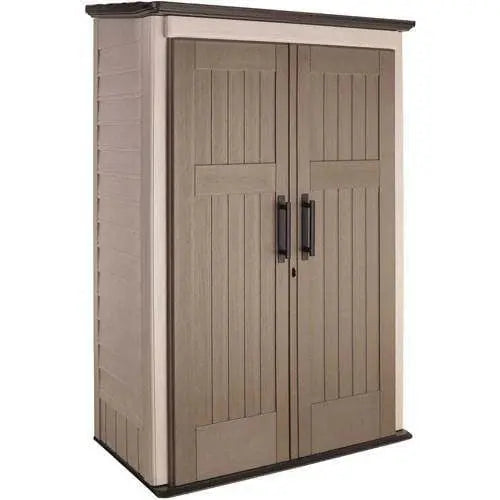 Rubbermaid Weather-Resistant Outdoor Storage Shed – 52 Cubic Feet with Lockable Doors