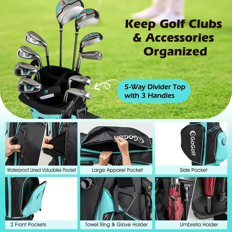 Women's Complete Golf Set – 12-Piece Right-Handed Ladies' Club Collection