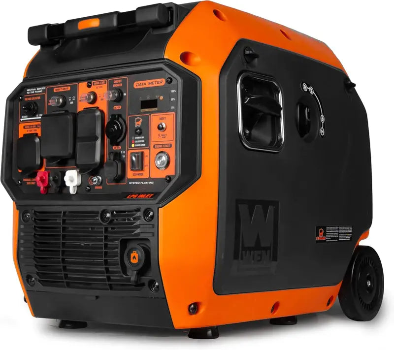 WEN 6800W Dual-Fuel Inverter Generator – RV-Ready with CO Detection Safety System