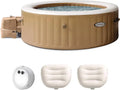 Intex PureSpa Plus Inflatable Bubble Massage Spa Set – Includes Energy-Saving Heater and Pump