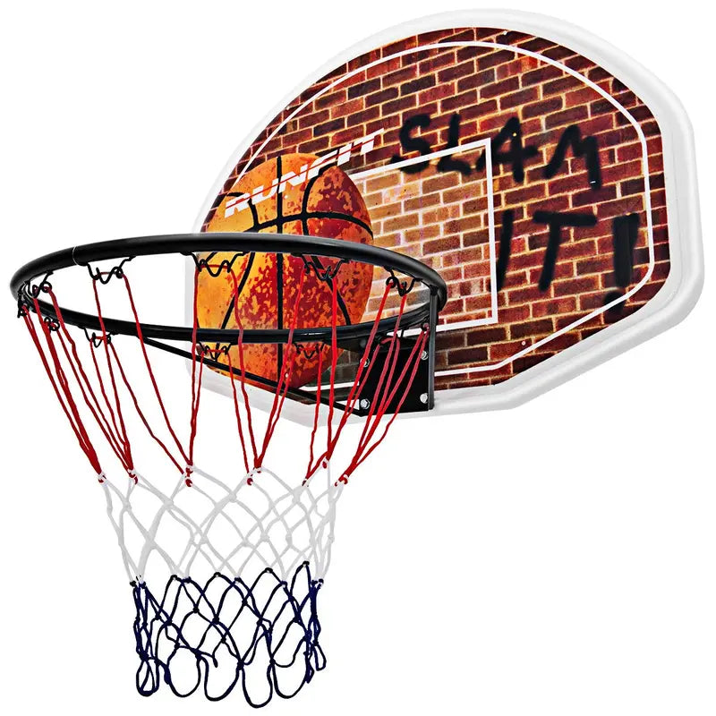 Wall-Mounted Mini Basketball Hoop – 29″ x 20″ Portable Backboard for Indoor or Outdoor Use