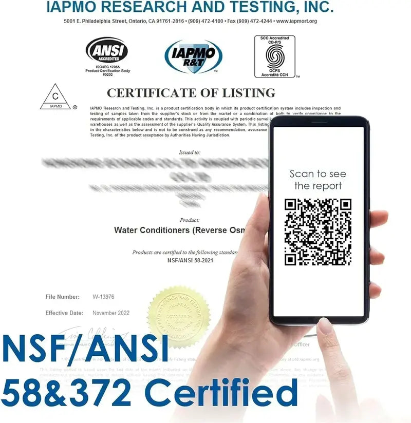 Waterdrop G3P600 Smart RO System with LED-Enabled Intelligent Faucet