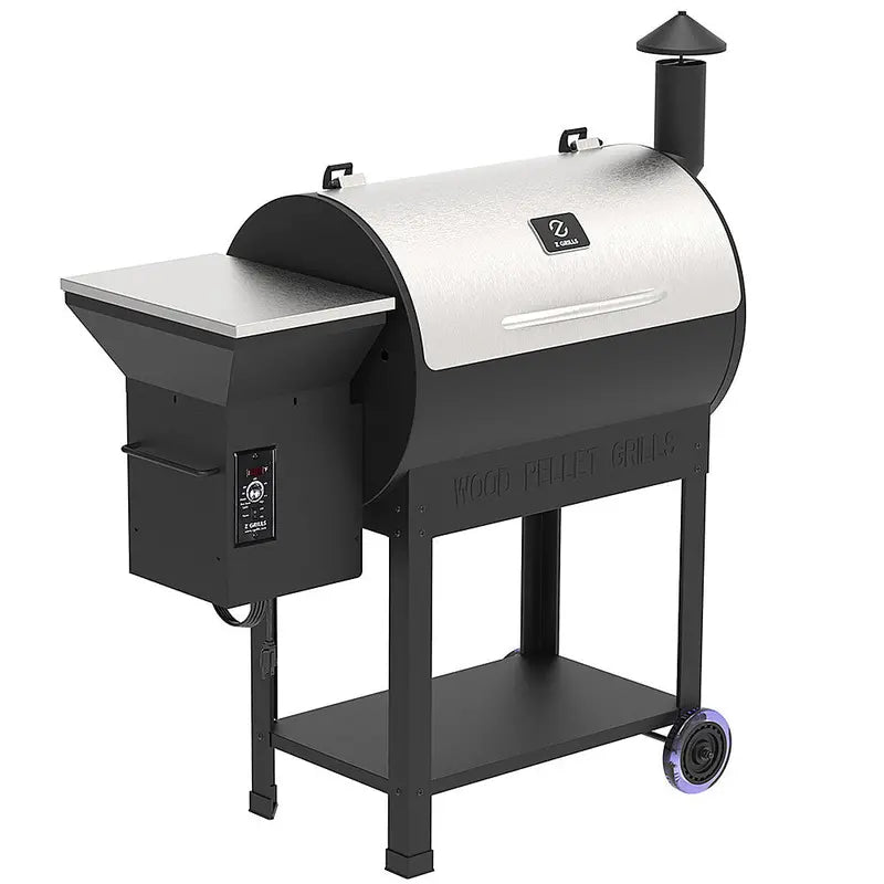 Z Grills – Wood Pellet Grill and Smoker 694 sq. in. – Stainless Steel