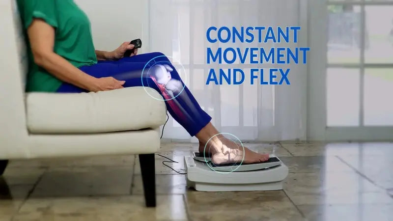 LegXercise Pro Motorized Leg Exerciser – Compact Under-Desk Pedaler for Passive Movement and Circulation Support
