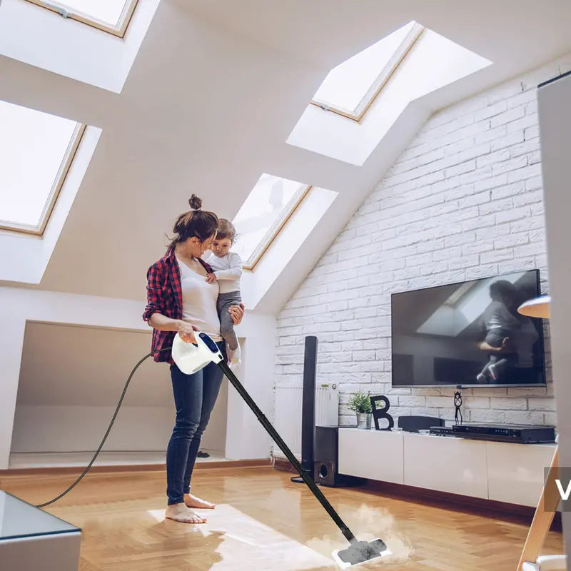Versatile Handheld Steam Cleaner – Compact Deep-Cleaning Device for Floors, Upholstery & More