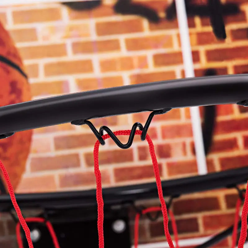 Wall-Mounted Mini Basketball Hoop – 29″ x 20″ Portable Backboard for Indoor or Outdoor Use