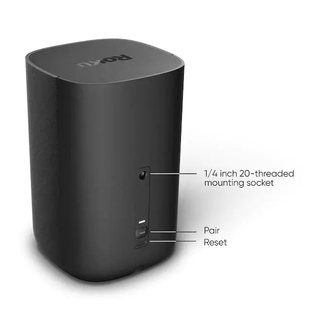 Roku Wireless Smart Speakers – 2-Pack, 80-Watt Indoor Portable Audio System